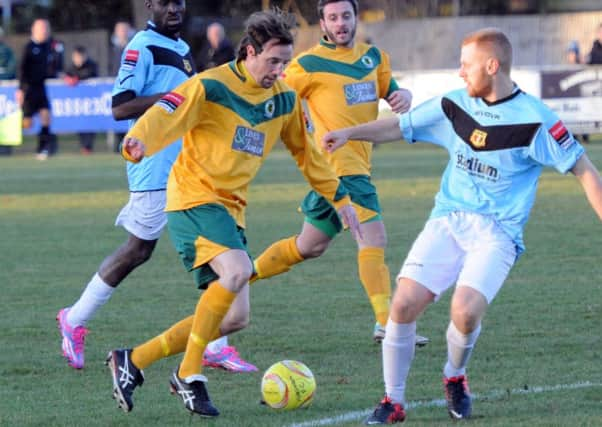 Former Horsham player-manager Gary Charman is set to feature for Bognor tonight -photo by Steve Cobb