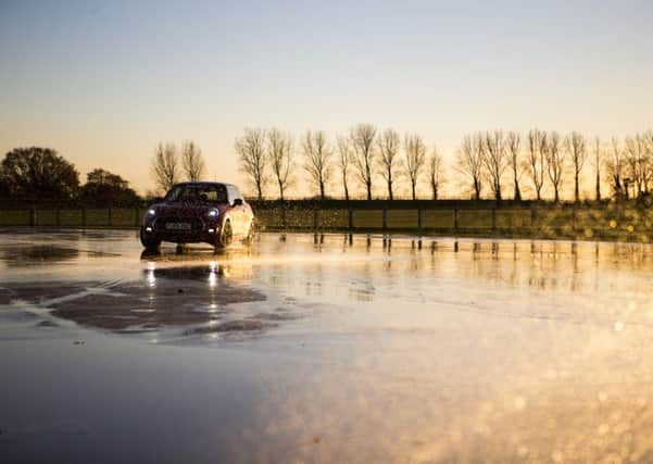 Skid pan - Ultimate Driving BMW Press Day at Goodwood Motor Circuit in Autumn SUS-160112-152340001