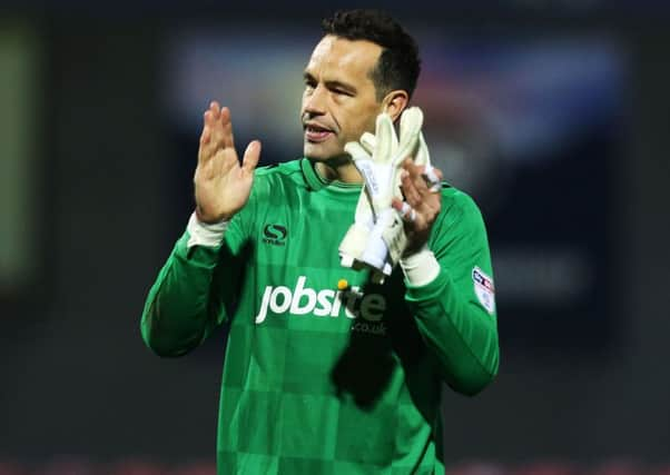 Pompey keeper David Forde Picture: Joe Pepler