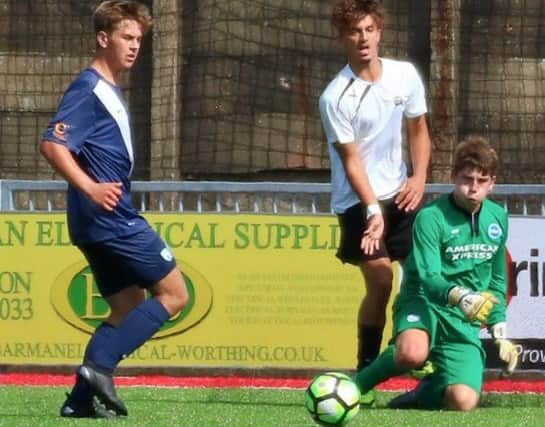 Fintan Walsh in action for Worthing College