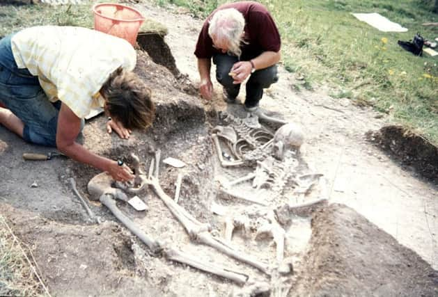 The excavation at Malling Hill. Photograph by Greg Chuter