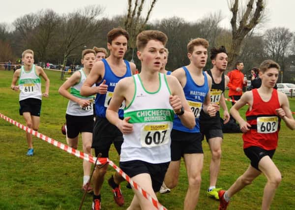 Action from the under-17 men's race at Bexhill / Picture by Sara Ellis