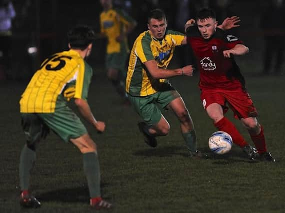 Dan Simmonds struck a hat-trick in Wick's win on Saturday. Picture: Stephen Goodger