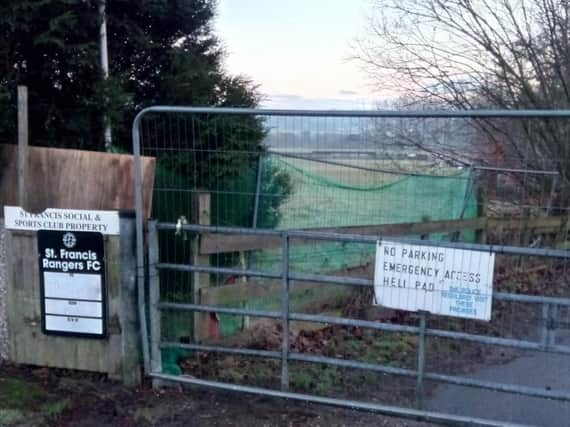 The gate was shut at St Francis Rangers today.