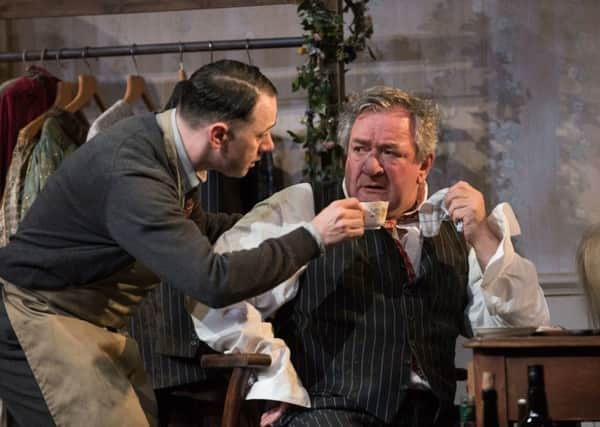 Reece Shearsmith and Ken Stott in The Dresser. Photo by Hugo Glendinning