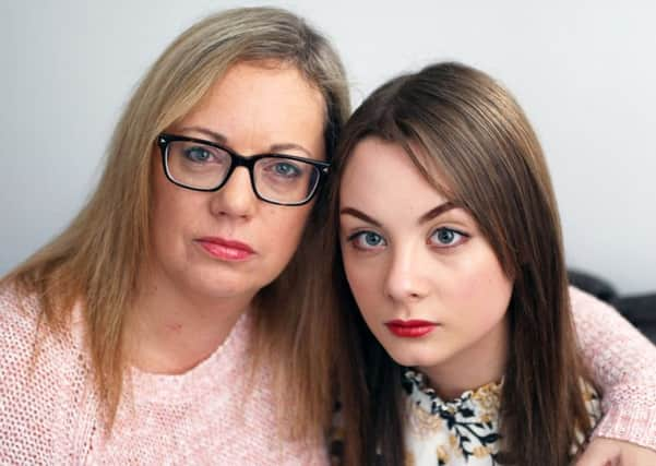 Almost-stranded Fleur McBride (right) with her mother, Sue. Picture: Derek Martin