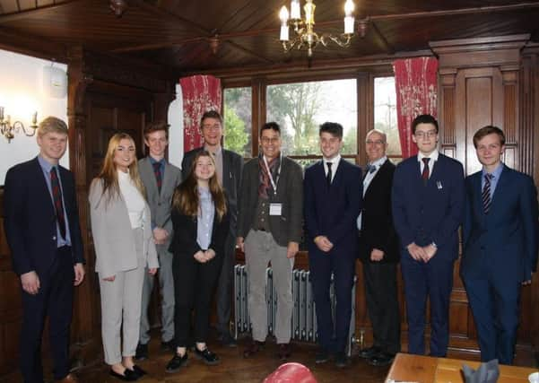 Bedes pupils welcomed Professor Didier Queloz from Cambridge University SUS-170125-160510001