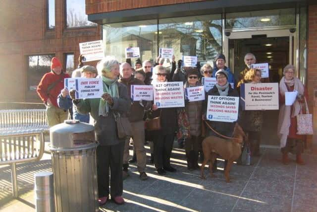 Members of Chichester A27 - No Option is Still an Option met Mr Tyrie before his private meeting with councillors on Friday