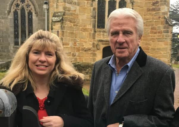 MP Maria Caulfield (left) with ESCC councillor Jim Sheppard. Picture: Parliament UK