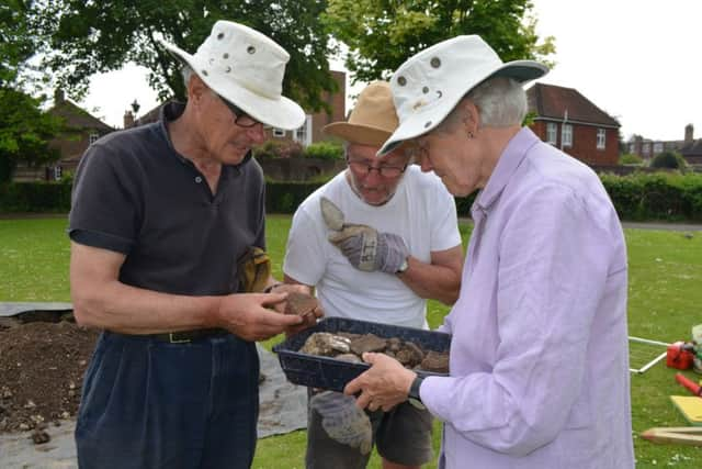 Examining some of the first finds