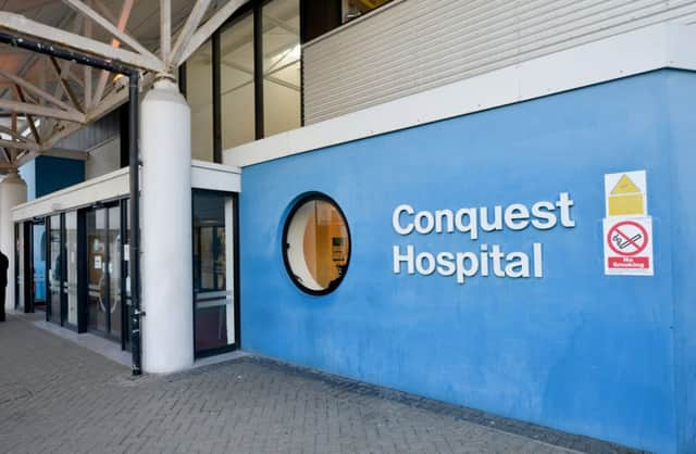 Conquest Hospital, Hastings. SUS-170118-125056001