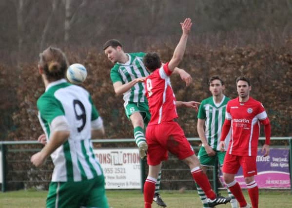 Action from Chichester's visit to Crawley Down Gatwick / Picture by Samrat Golhar