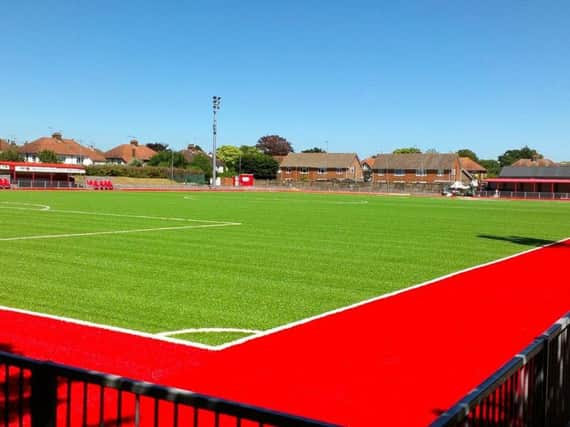 Worthing's Woodside Road 3G surface.