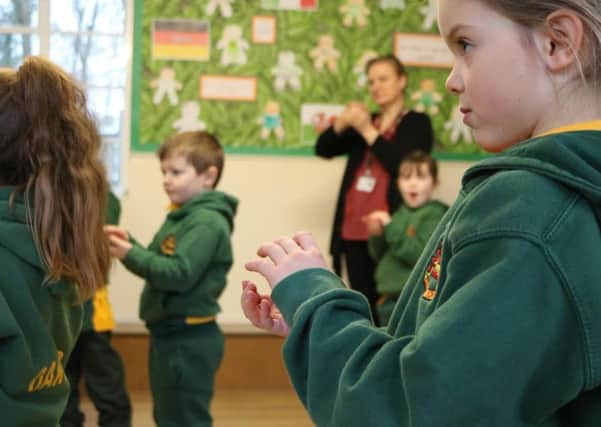 Valentina Rollason (aged six) practices her Tai Chi