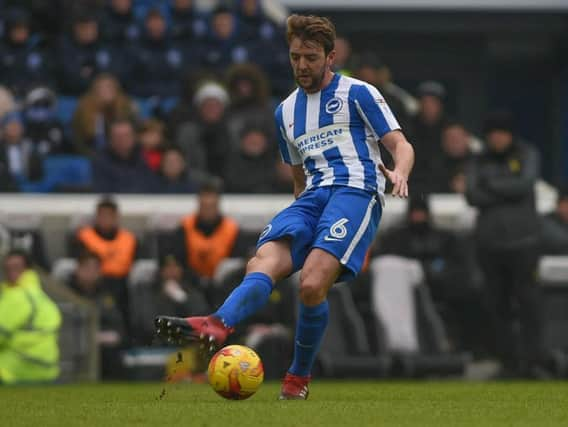 Dale Stephens in action against Burton Albion on Saturday. Picture by Phil Westlake (PW Sporting Photography)