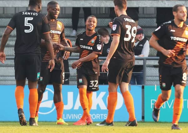 Barnet goalscorer Mauro Vilhete   Picture: Joe Pepler