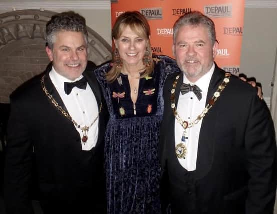 John Zimmer, Her Grace the Duchess of Norfolk, and Mayor Councillor James Stewart