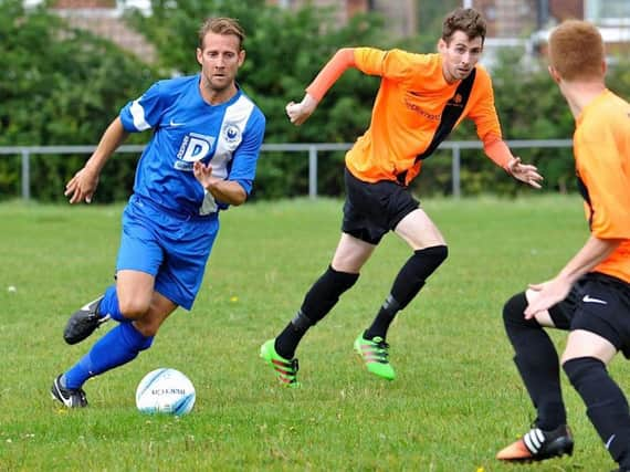 Swans player-boss John Rhodie was relieved as his side ended their losing run on Saturday. Picture by Stephen Goodger