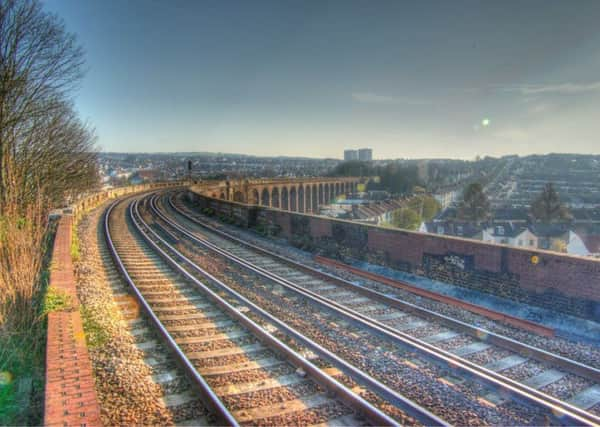 The London Road viaduct in Brighton