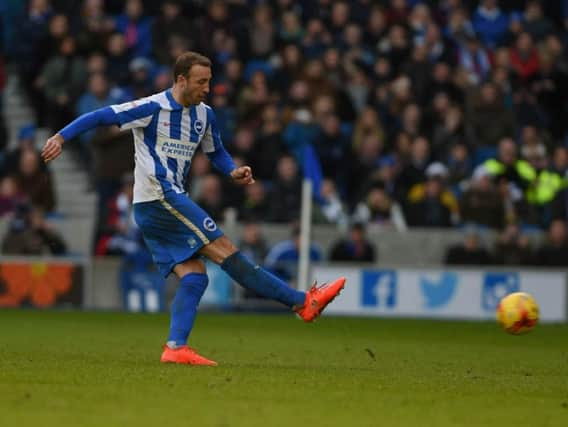 Glenn Murray has scored 16 goals for Albion this season. Picture by Phil Westlake (PW Sporting Photography)