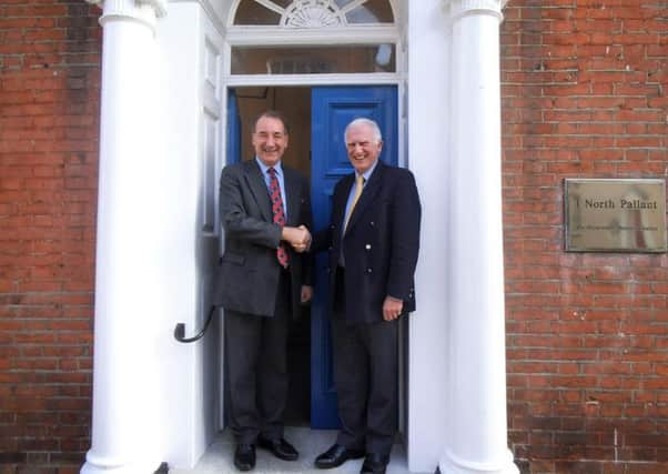 President Sir George Zambellas (left) and Chief Executive Commodore Malcolm Williams