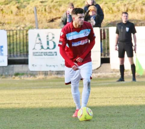 Hastings United v Whyteleafe football action - Taser Hassan. Picture by Joe Knight