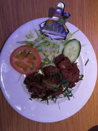 The ostrich tikka was a resounding success