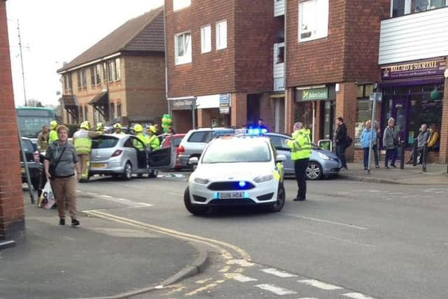 Lingfield High Street crash