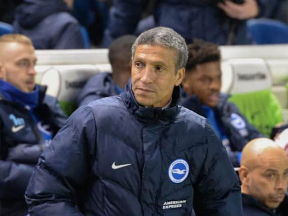 Albion manager Chris Hughton