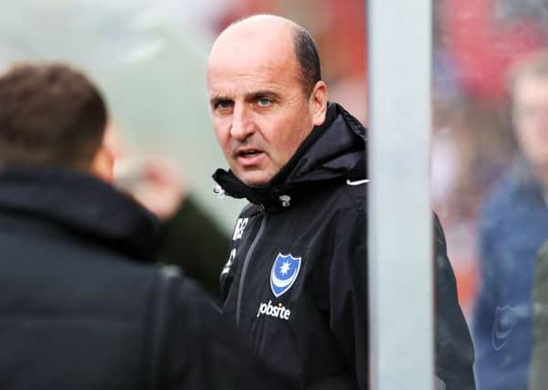 Pompey boss Paul Cook Picture: Joe Pepler