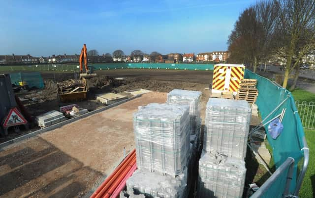 The work at Seaside Rec has been ongoing for months as Southern Water carries out drainage improvements