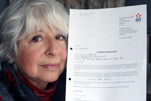 DM17313166a.jpg. Hurstpierpoint shopkeeper Marie Calba wrongly received a Â£9,500 electricity bill from EDF Energy. Photo by Derek Martin; SUS-170318-190804008