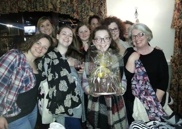 Ladies at the St Michael's Hospice 'Swap and Sip' fundraiser held at the Rainbow Trout, Burwash SUS-170328-094824001