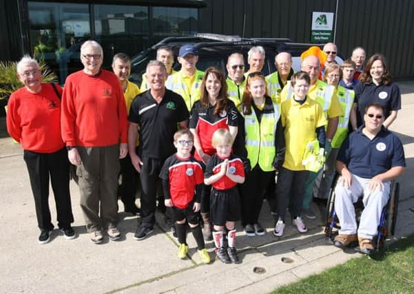 Littlehampton Bonfire Society beneficiaries. Photo by Derek Martin