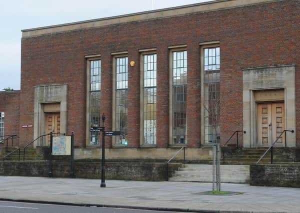 The front doors to Chichester Crown Court are now locked, though the MoJ insist it's available to hear cases