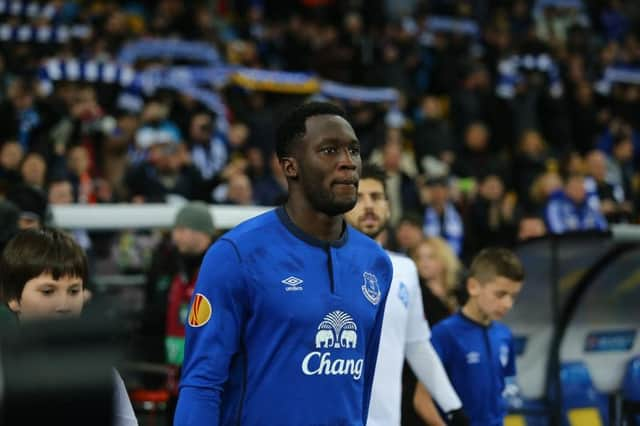 Everton striker Romelu Lukaku