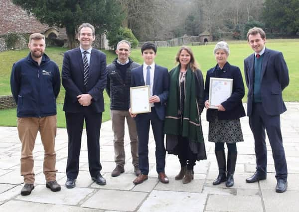 Jonathan Dean, headmaster John Green, Mr Amin, Josef Amin, Anne Dennig, and Seb dAgar