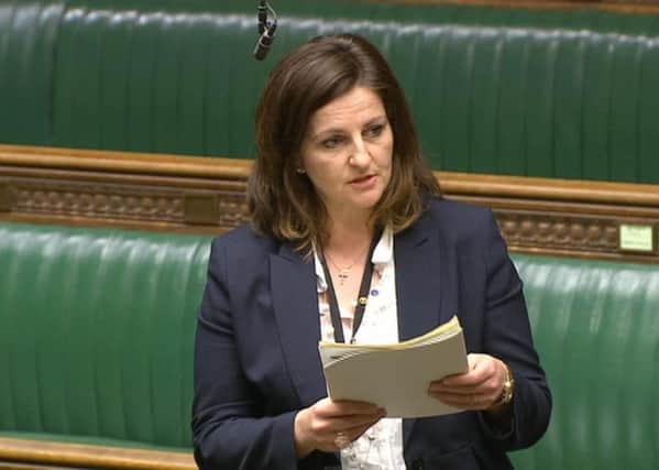 Eastbourne MP Caroline Ansell speaking in Parliament SUS-160709-094144001