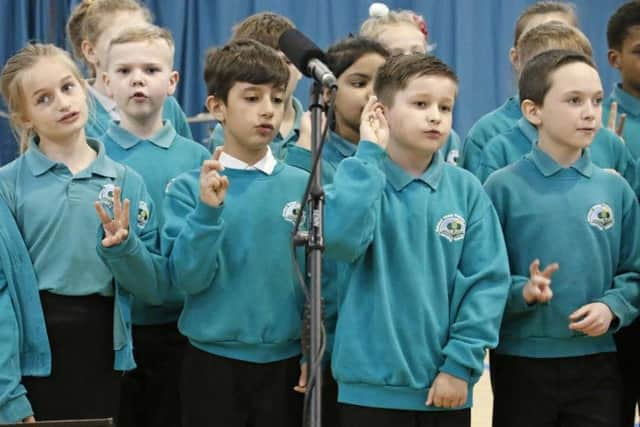 Pupils raise the roof