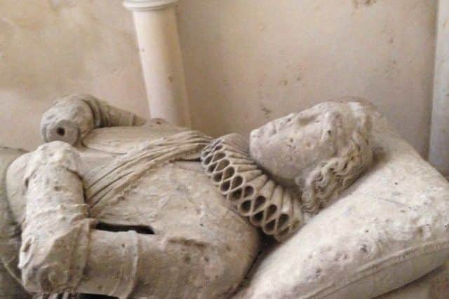 Sir Richard's tomb in Harting Parish Church