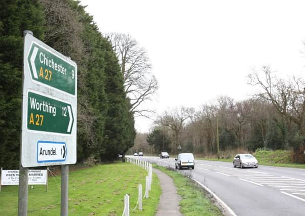 The A27 near Arundel, with Tortington Common on the right. Picture: Derek Martin SUS-170314-145016008