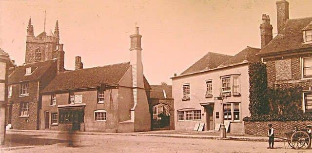 Market Square in Victorian times