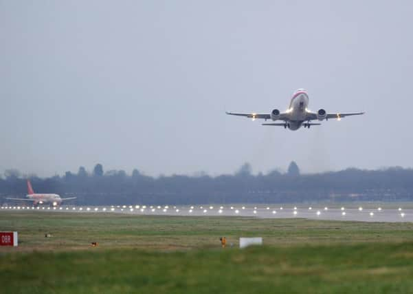 Gatwick Airport 5-1-15 (Pic by Jon Rigby) SUS-150601-100518001