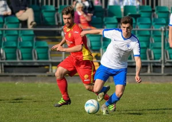 Luke Donaldson netted and bagged an assist for Shoreham on Saturday. Picture by Steve Mills