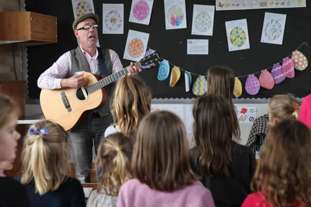 Children enjoy a previous Story Festival event