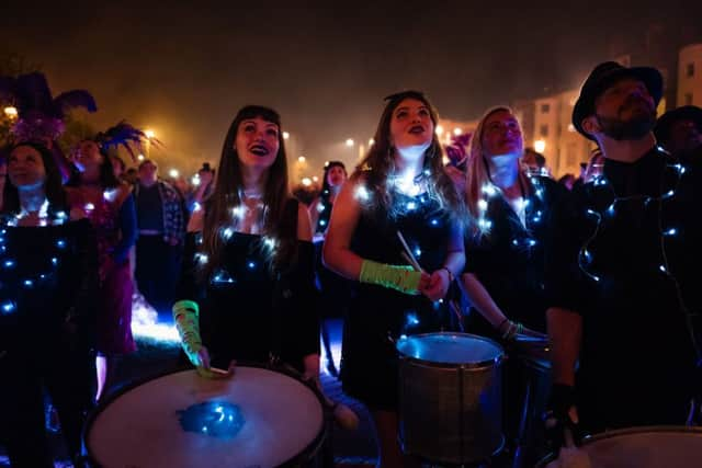 Evening celebrations at The Warren (Photograph: James Bellorini) SUS-160518-100808001