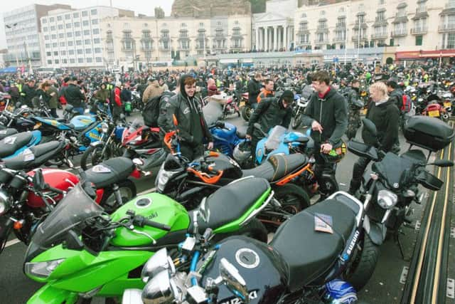 May Day Bike Run, Hastings. Photo by Frank Copper. SUS-160305-063356001