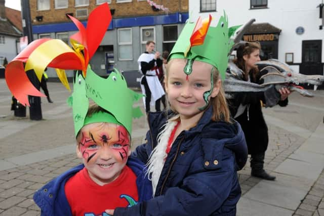 Children enjoyed free facepainting. Picture: Jon Rigby