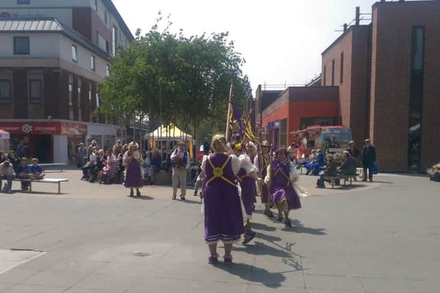 Horsham English Festival returned to the town today.