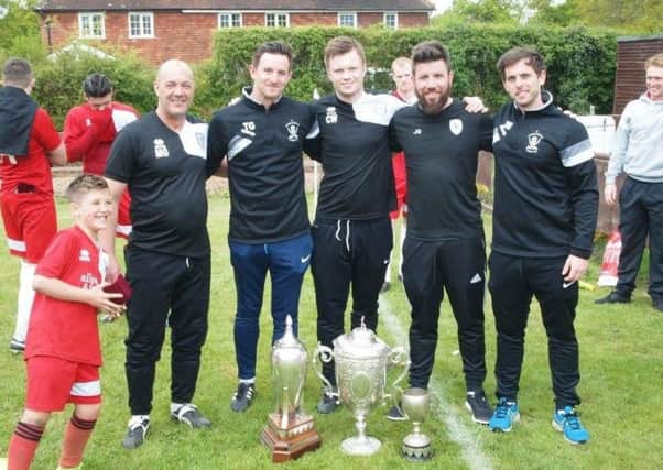 Nyetimber Pirates bosses show off the season's silverware